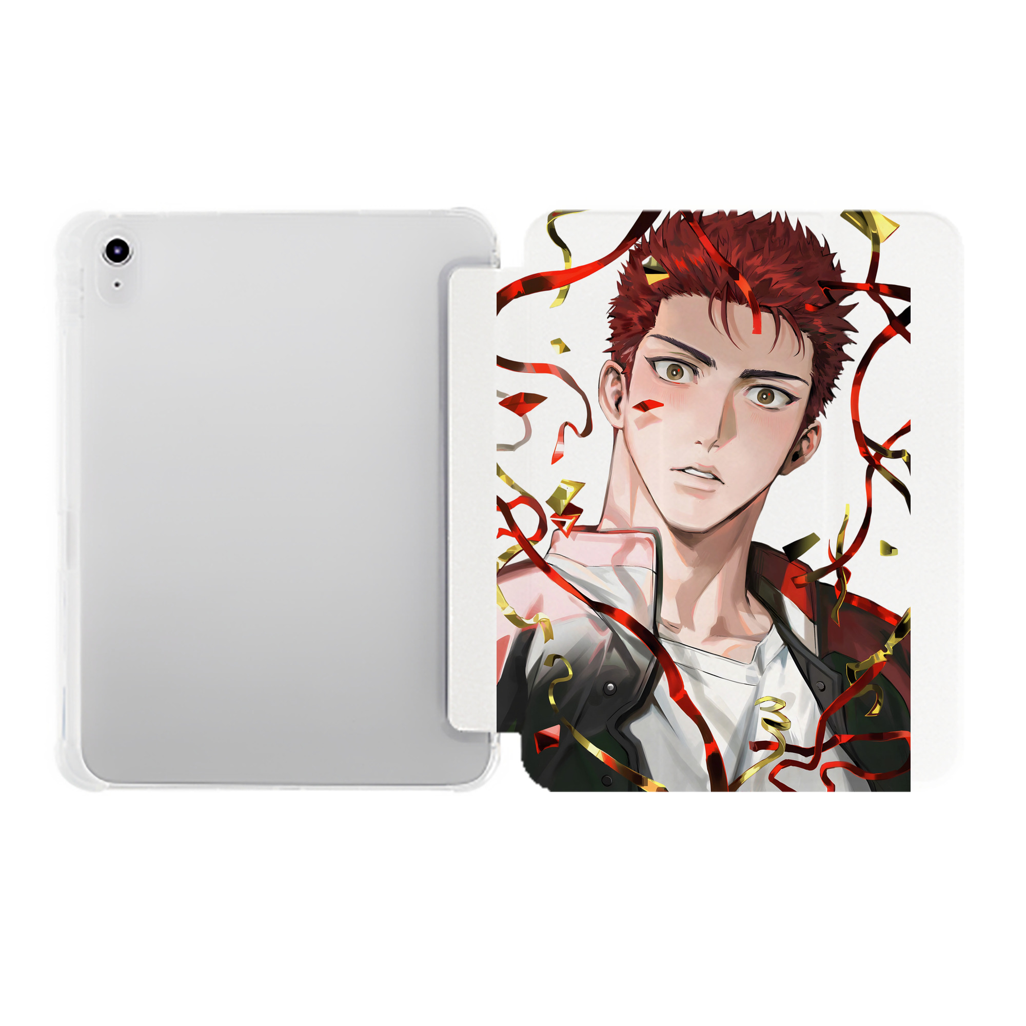 （画像用） SLAM DUNK／スラムダンク IPad ケース ペン収納付き 三つ折りスタンド PUレザー×シリコン 対応機種9.5/10.5/10.9インチ